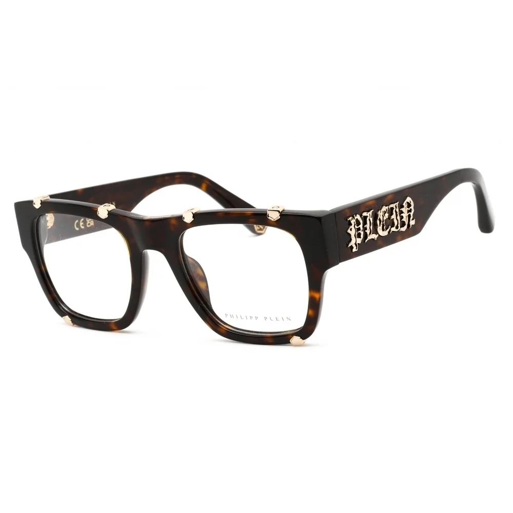 NWT PHILIPP PLEIN VPP042W 0722 Brown Eyeglasses